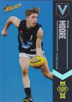 2017 Select Future Force - Blue Parallel #80 Dylan Moore Front